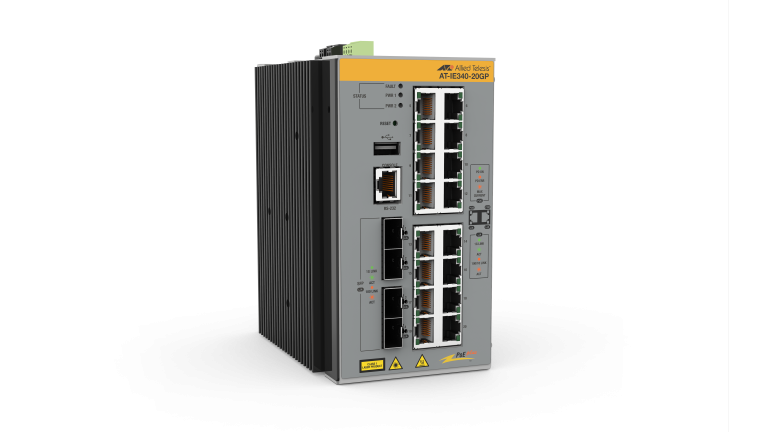 [AT-GS910/16-40] AT-GS910/16-40 16 port 10/100/1000T unmanaged switch with internal PSU, AU Power Cord.