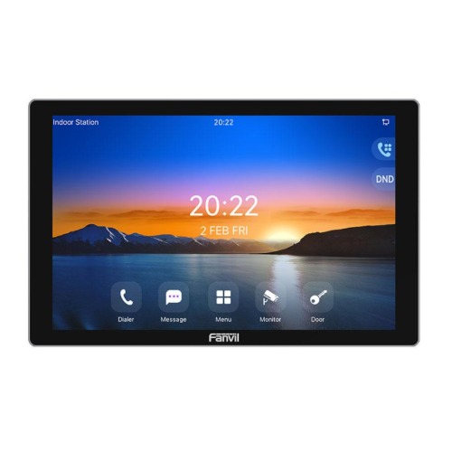 [IPF-I506W] IPF-I506W Fanvil i506W SIP indoor unit w/ a 10.1-inch color touchscreen,Linux operating system, dual-band Wi‑Fi, 2W speaker, RS485 interface, flexible installat