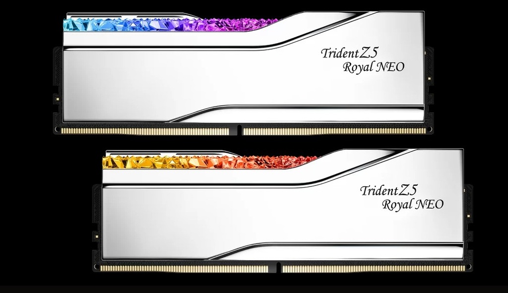 MEGS-F5-6000-2836-TR5NS G.SKILL F5-6000J2836F24GX2-TR5NS 48GB (2 x 24GB)/ DDR5 6000 MT/s/ Timings 26-36-36-96/ Voltage 1.35V/ TZ5 Royal Neo S EXPO