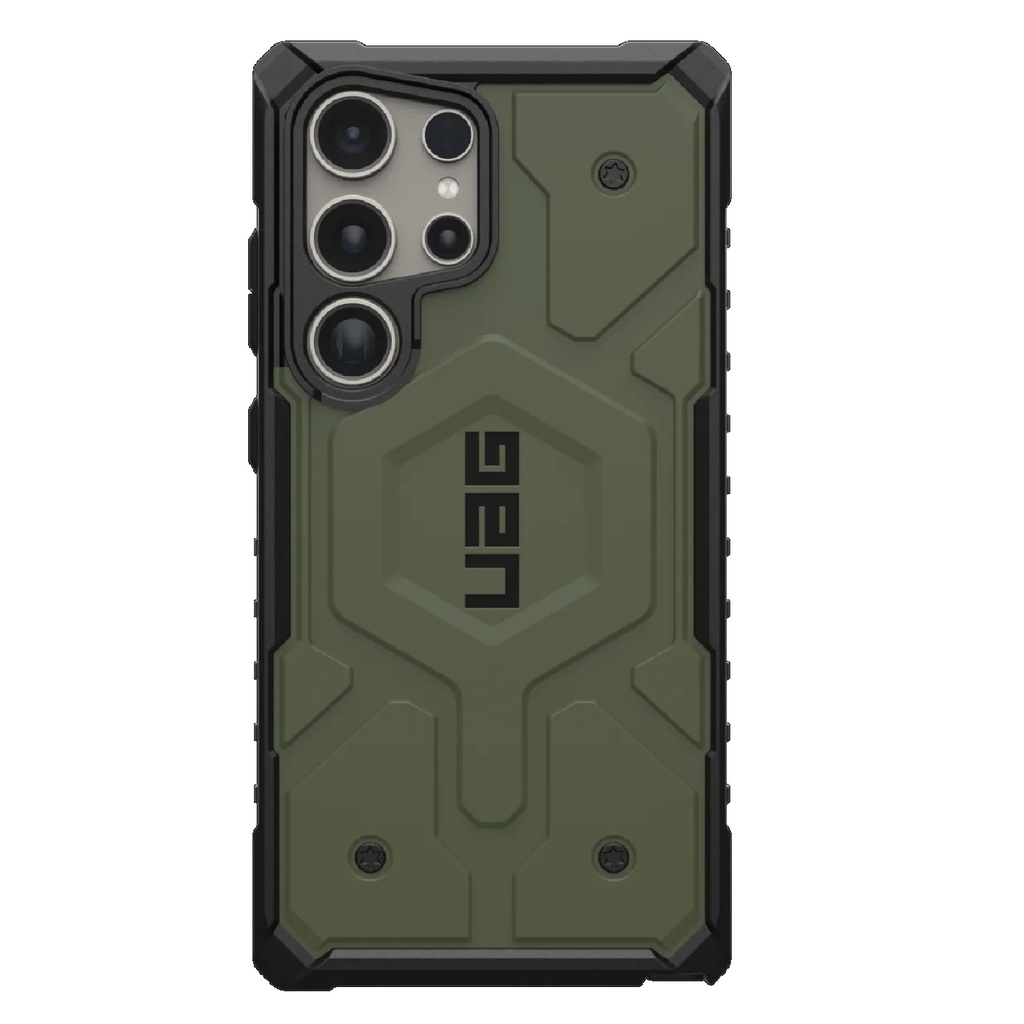 UAG Pathfinder Pro Magnetic Samsung Galaxy S24 Ultra 5G (6.8") Rugged Case - Olive Drab (214424117272), 18ft. Drop Protection (5.4M),10 Years Warranty