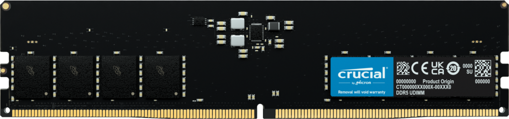 [CT16G48C40U5] CT16G48C40U5 16GB (1x16GB) DDR5 UDIMM 4800MHz CL40 Desktop PC Memory 
