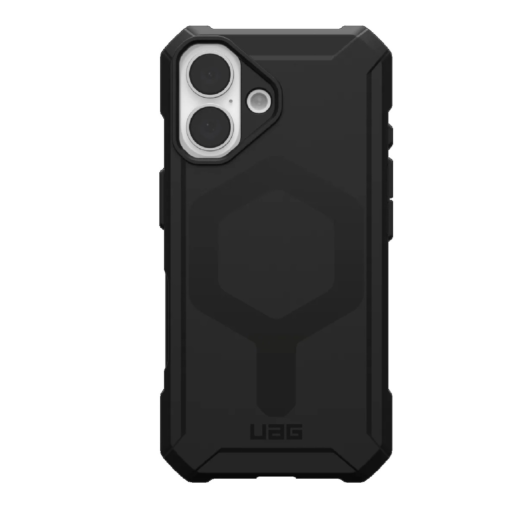 UAG Essential Armor MagSafe Apple iPhone 16 Plus (6.7") Rugged Case - Black (114447114040), 15ft. Drop Protection (4.6M), 10 Years Warranty