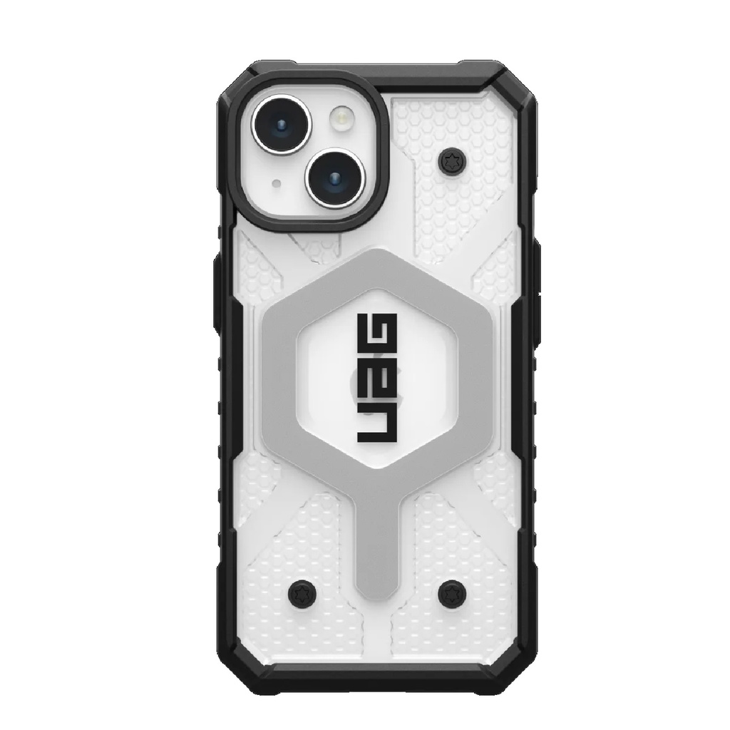UAG Pathfinder MagSafe Apple iPhone 15 (6.1") Rugged Case - Ice (114291114343), 18ft. Drop Protection (5.4M), Tactical Grip, 10 Years Warranty