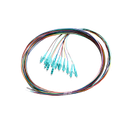 [015.012.1408] 015.012.1408 Fibre Pigtail LC OM4 Multimode 2m - 12 pack Rainbow - Aqua Connector | Backward Compatible With OM3