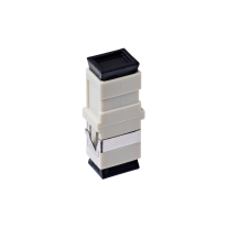 [015.002.0079] 015.002.0079 SC OM1 Multimode Through Coupler Flangeless Simplex| Beige