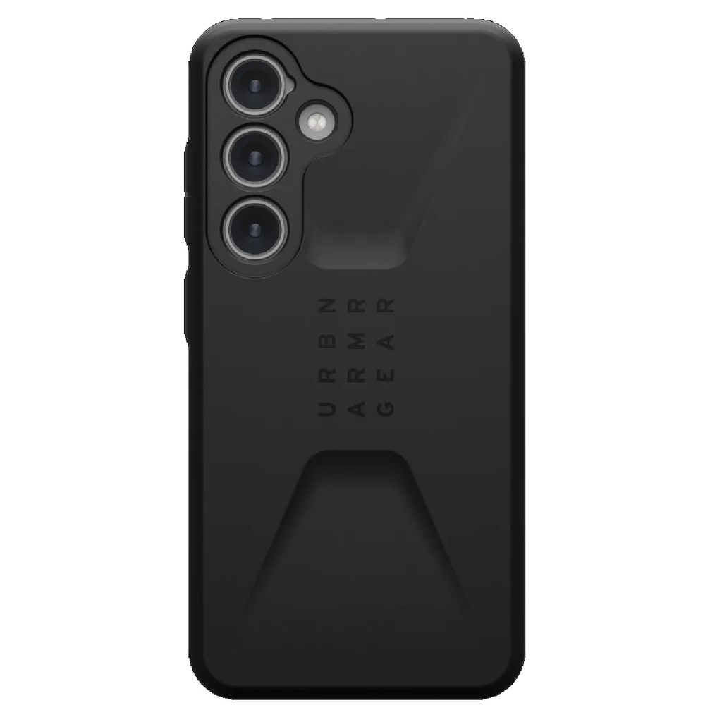 UAG Civilian Samsung Galaxy S24 5G (6.2") Rugged Case - Black (214437114040), 20ft. Drop Protection (6M), Raised Screen Surround,10 Years Warranty