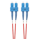 [FL.OS2SCSC1MR] FL.OS2SCSC1MR 1m SC-SC OS1 / OS2 Singlemode Fibre Optic Cable: Red