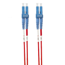 [FL.OS2LCLC3MR] FL.OS2LCLC3MR 3m LC-LC OS1 / OS2 Singlemode Fibre Optic Cable: Red