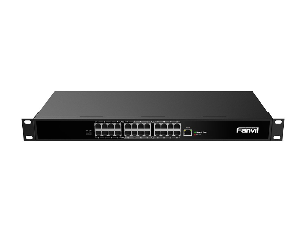 Fanvil PN24 2-Wire PoE Switch, Plug  Play, Built-in Power Supply, Built-in Mode Wwitch, Scenario Office Community Hotel Renovation of an Old Building