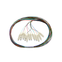 [015.012.1403] 015.012.1403 Fibre Pigtail SC OM4 Multimode 2m - 12 pack Rainbow. Backward Compatible With OM3