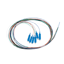 [015.012.0001] 015.012.0001 Fibre Pigtail SC OS1 / OS2 Singlemode 2m - 6 Pack Rainbow