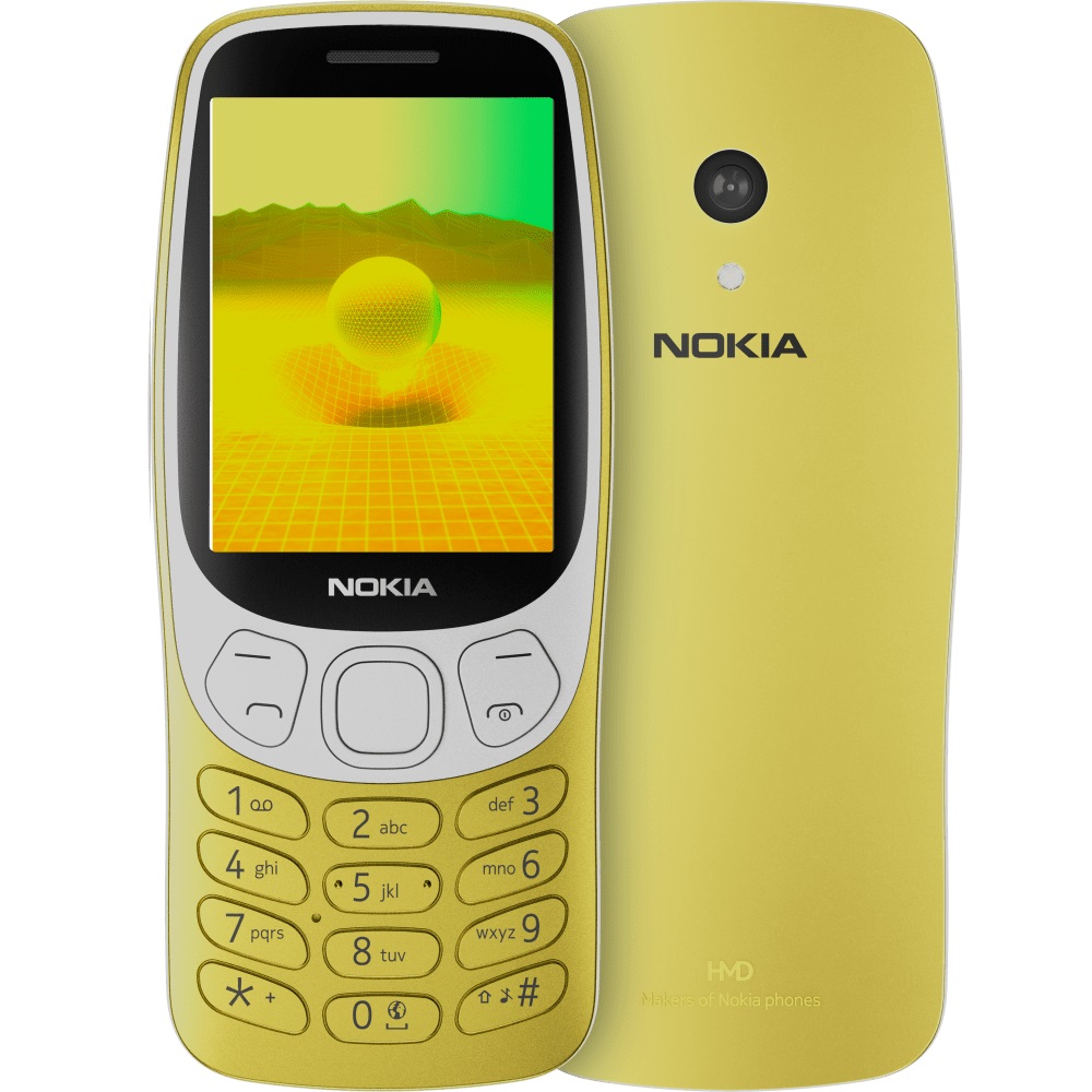 Nokia 3210 4G 128MB - Gold (1GF025CPD4L04) *AU STOCK*, 2.4", 2.8", 64/128MB, 2MP, Dual SIM, 1450mAh Removable, 2 Years Warranty