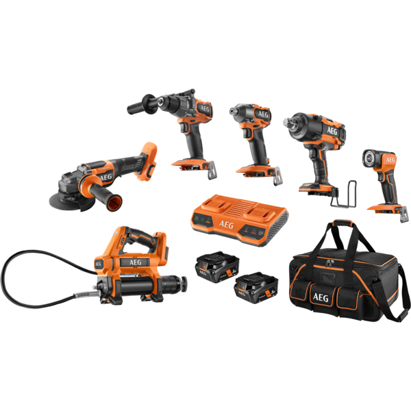 [A18FX6B252B] A18FX6B252B 18V FUSION Brushless 6-Piece Heavy Machinery Kit