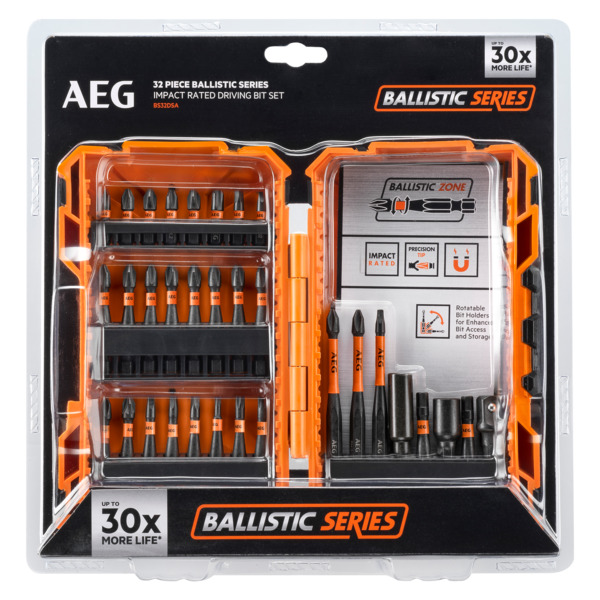 [BS32DSA] BS32DSA 32 Piece Ballistic Series Impact Driving Set