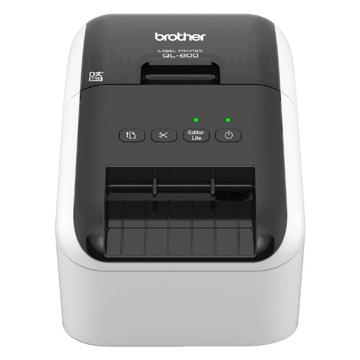 Brother QL-800 HIGH SPEED PROFESSIONAL PC/MAC LABEL PRINTER / UP TO 62MM WITH BLACK/RED PRINTING (*DK-22251 required)