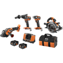 [A18FX452B] A18FX452B 18V FUSION 4-Piece 5.0Ah FORCE Kit