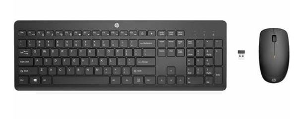 HP 235 USB Wireless Keyboard  Mouse Combo Reduced-sized  Low-Profile Quiet Keys Easy Cleaning Plug  Play for Notebook Desktop PC MAC
