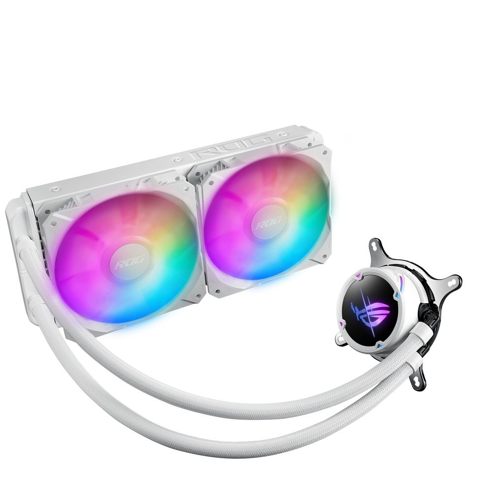 [ROG STRIX LC II 240 ARGB WE] ROG STRIX LC II 240 ARGB WE ASUS ROG Strix LC II 240 ARGB Liquid Cooler White Edition