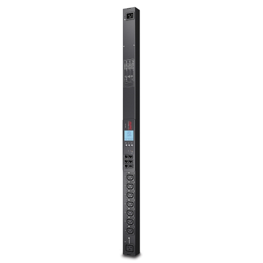 APC Rack PDU 2G, Switched, ZeroU, 16A, 230V, (7) C13  (1) C19, IEC309 Cord