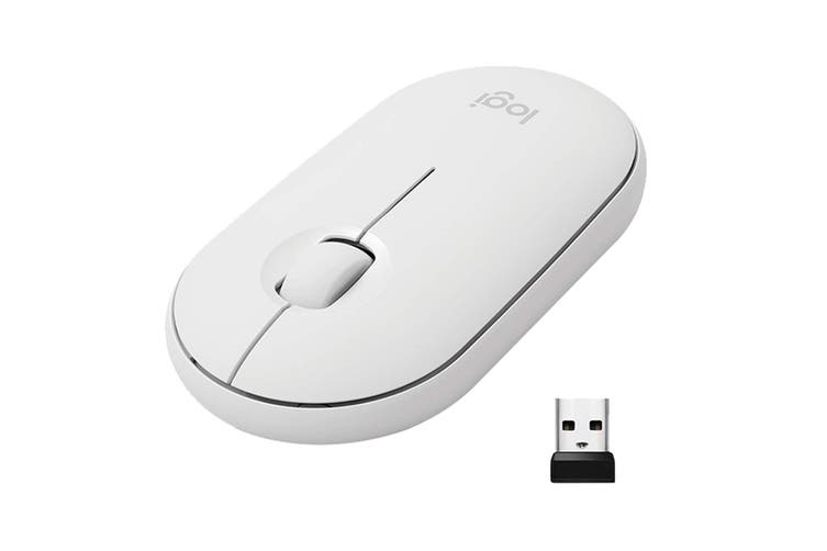[910-005600] 910-005600 Pebble M350 Wireless/Bluetooth Mouse - Off White
