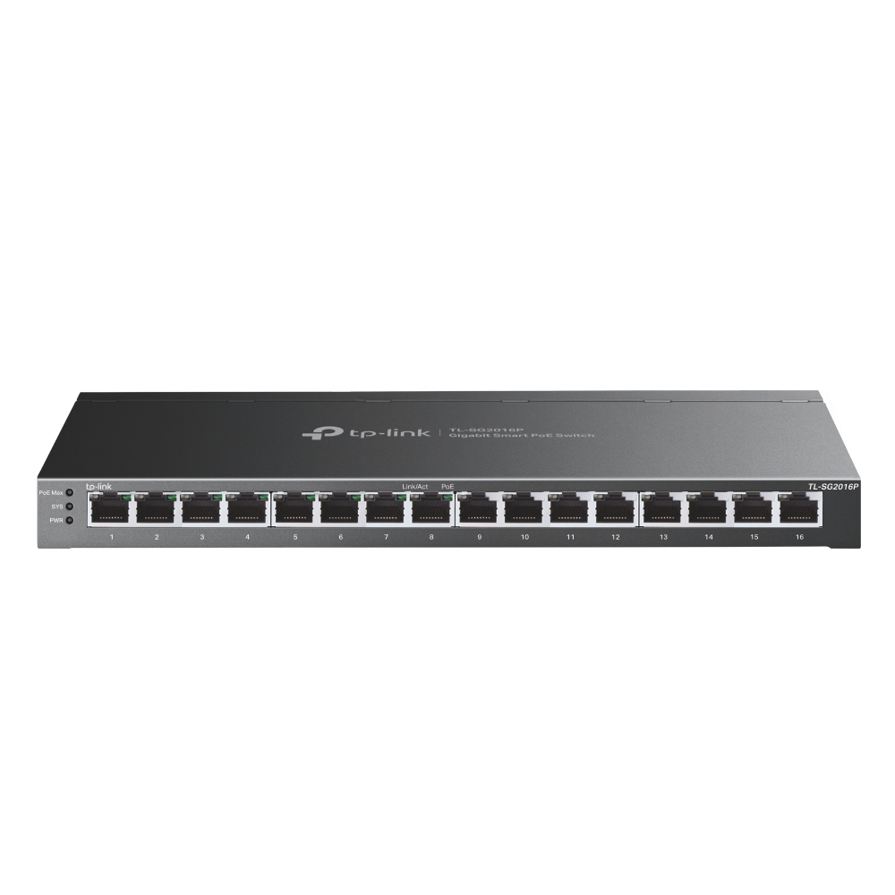[TL-SG2016P] TL-SG2016P TP-Link  | JetStream 16-Port Gigabit Smart Switch with 8-Port PoE+