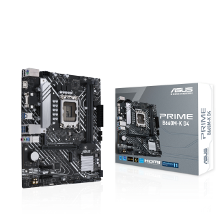 [PRIME B660M-K D4] PRIME B660M-K D4 Micro ATX LGA1700 Motherboard