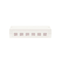 [016.008.0006] 016.008.0006 Six / Twelve Way Keystone Surface Mount Box