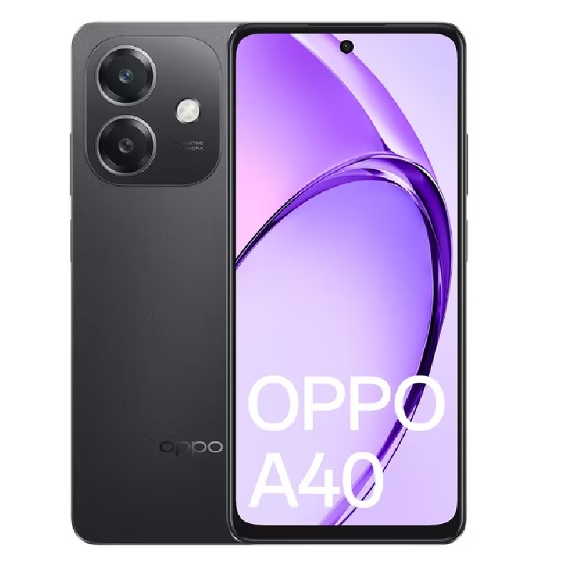 OPPO A40 4G 128GB - Sparkle Black (CPH2669AU Black)*AU STOCK*, 6.67", HD+, 90Hz, 4GB/128GB, 50MP/5MP, Dual SIM, 5100mAh, 2 Years Warranty