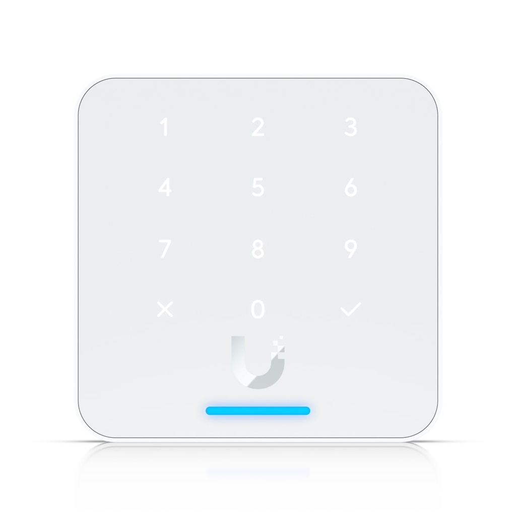 Ubiquit Reader Flex, White ,Third-generation NFC Card Reader With A Keypad  Apple Touch Pass Support, Outdoor IP55, Power via POE, 2Yr Warr