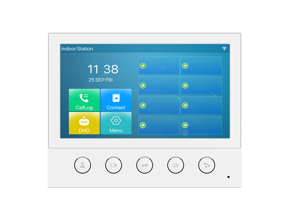[IPF-I53W] IPF-I53W Fanvil i53W Indoor SIP Station, 6 SIP Lines, 5 Buttons, PoE, 7" Colour Touch Screen, Linux, ONVIF, 2Yr Warranty