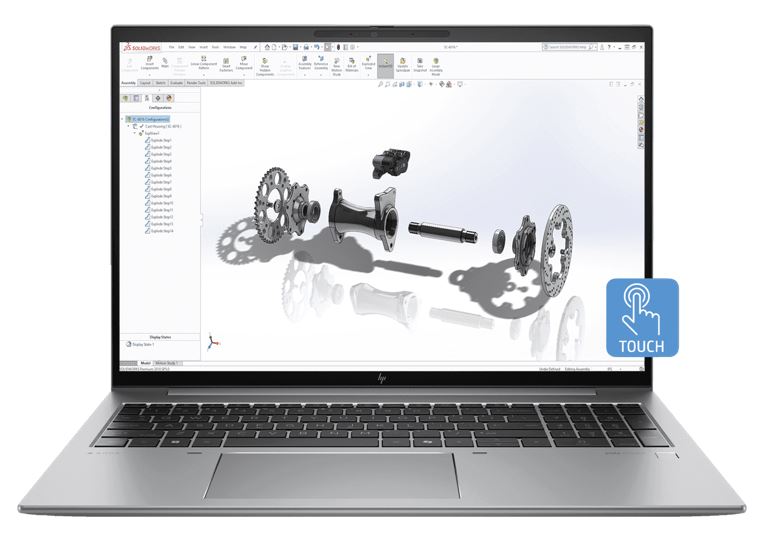 HP ZBook FireFly G11 16" WUXGA TOUCH Intel AI U5-125H 16GB DDR5 512GB SSD WIN 11 PRO Arc Graphics Thunderbolt Fingerprint 3yrs OS 1.6kg Workstation