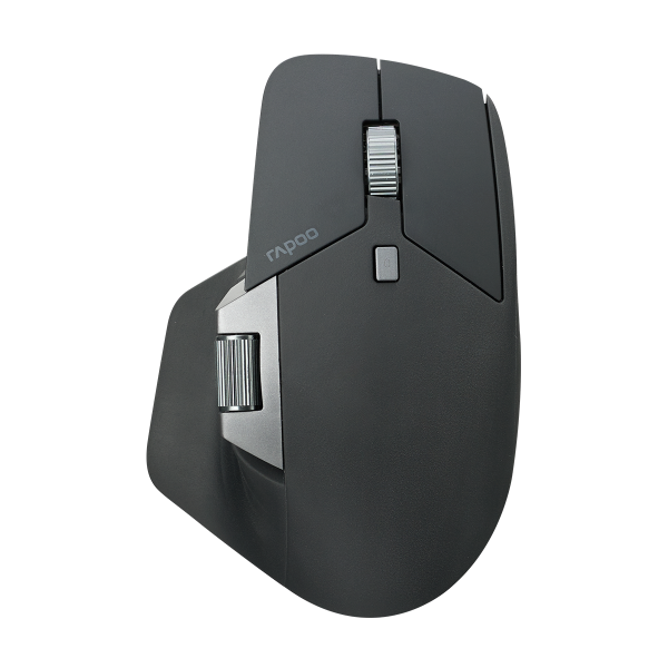 [6940056128317] 6940056128317 RAPOO MT760L BLACK Multi-mode Wireless Mouse -Switch between Bluetooth  5.0 and 2.4G -adjust DPI from 800 to 4000