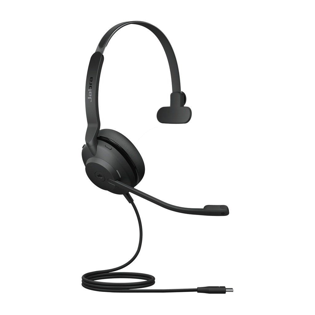 [5706991028614] 5706991028614 Jabra Evolve2 30 SE Wired USB-C MS Mono Headset, Lightweight  Durable, Noise Isolating Ear Cushions, 2-Mic Technology, 2Yr Warranty, Plug-and-play