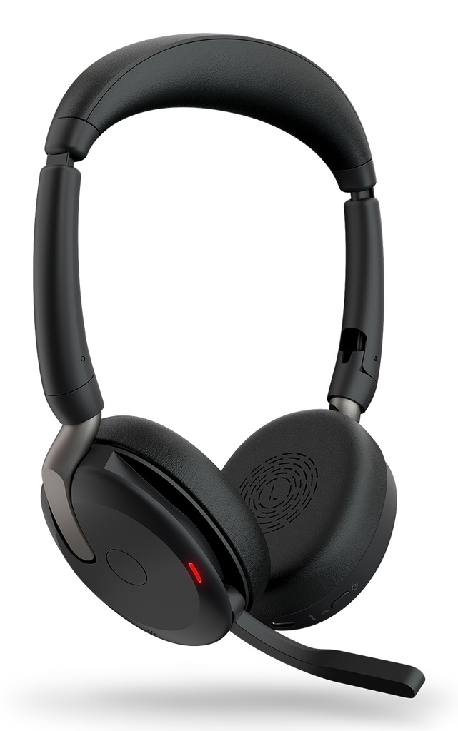 [5706991029109] 5706991029109 Jabra Evolve2 65 Flex UC Stereo Bluetooth Headset, Link380c USB-C Dongle Included, Foldable Design, 2Yr Warranty, ANC, 30m Wireless Range