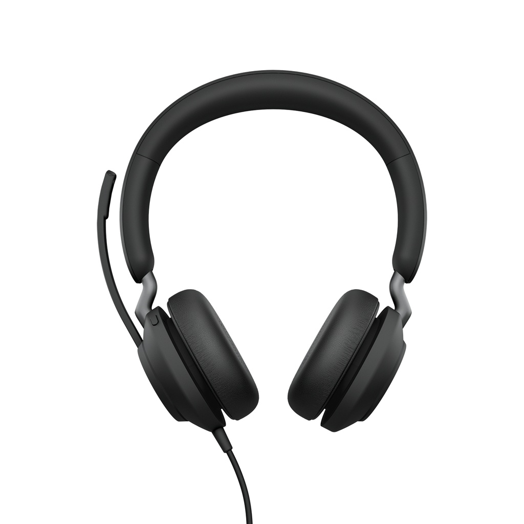 [5706991028102] 5706991028102 Jabra Evolve2 40 SE Wired USB-A MS Stereo Headset, 360° BusyLight, Noise Isolationg Ear Cushions, 2Yr Warranty, Plug-and-play, 3-Microphone Technology