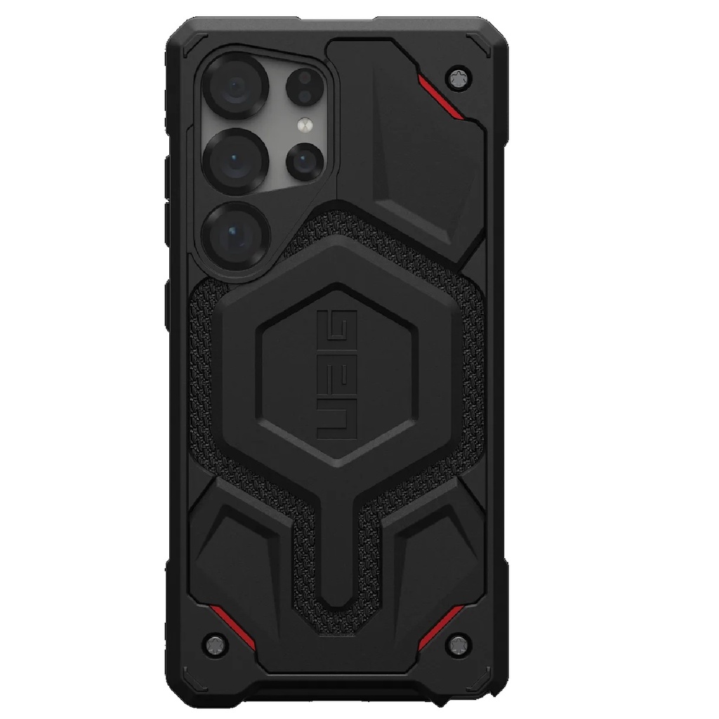 UAG Monarch Pro Samsung Galaxy S25 Ultra 5G (6.9") Rugged Case - Kevlar Black (214461113940), 20ft. Drop Protection (6M), 10 Years Warranty
