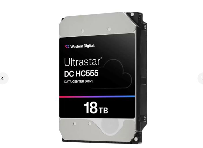 Western Digital WD Ultrastar 18TB 3.5" SAS HC555 Data Center HDD Storage
