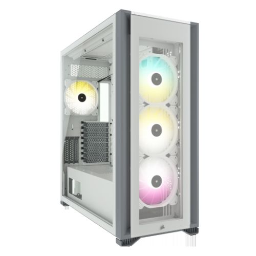 [CC-9011227-WW(7000X-RGB-WH)] CC-9011227-WW(7000X-RGB-WH) iCUE 7000X RGB Tempered Glass Full Tower Smart Case, White
