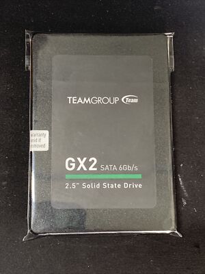 [T253X2001T0C101] T253X2001T0C101 TEAMGROUP GX2 1TB 3D NAND TLC 2.5 Inch SATA III Internal SSD ( Read/Write: up to 530/480 MB/s), 3 Years Warranty