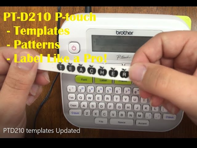 [PT-D210] PT-D210 *NEW* GRAY/WHITE ACCENT GREEN DESKTOP LABELLER - 3.5-12MM TZE TAPE MODEL