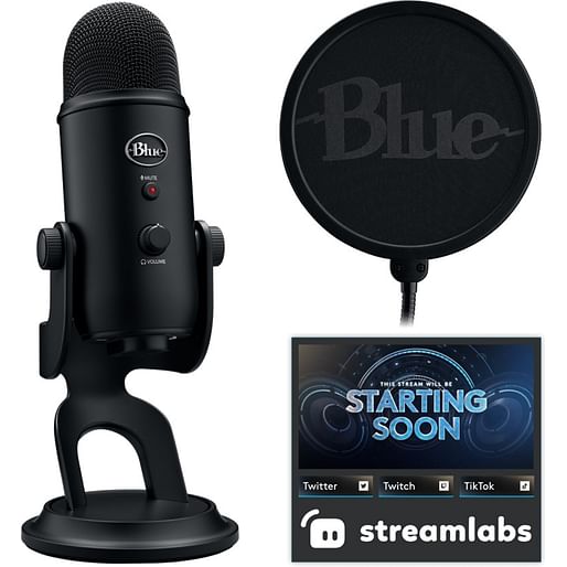 988-000547(YETI) Yeti Game Streaming Kit - POP Filter BLACKOUT
