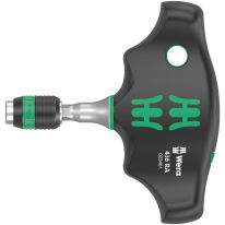 [WT05023461001] WT05023461001 WERA 416 RA T-handle bitholding screwdriver with ratchet function and Rapidaptor quick-release chuck