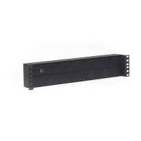 [PDU.12WHGPOR.10A] PDU.12WHGPOR.10A 2RU 12 Way GPO Horizontal PDU RECESSED Rack Mount Power Rail