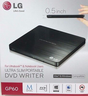 [GP60NB50] GP60NB50 8x External USB Ultra Slim Portable DVD Drive