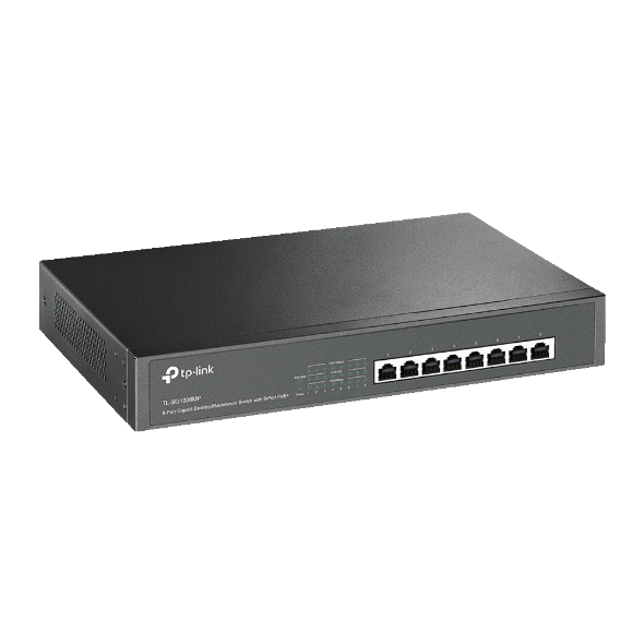 TL-SG1008MP 8-Port Gigabit Desktop/Rackmount Switch w/8 POE+