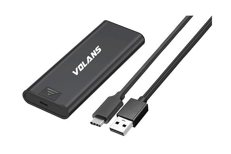 [VL-U3M2S-V] VL-U3M2S-V Aluminium USB 3.1 Type C to M.2 SATA SSD Enclosure