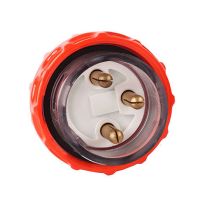 [040.000.0266] 040.000.0266 Industrial Straight Plug 250V 3 round Pin 32A