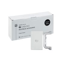 040.000.0295.10PACK Classic 1 Gang Switch 250V 16AX - Vertical - 10 Pack with 10 FREE C-Clips