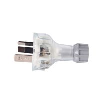 [040.000.0344] 040.000.0344 Rewireable Plug 250V 15A Clear - 10 Pack