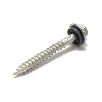 [040.030.0044] 040.030.0044 Hex Head Needle Point Screws C4 Galvanised 12G x 50mm Box of 100